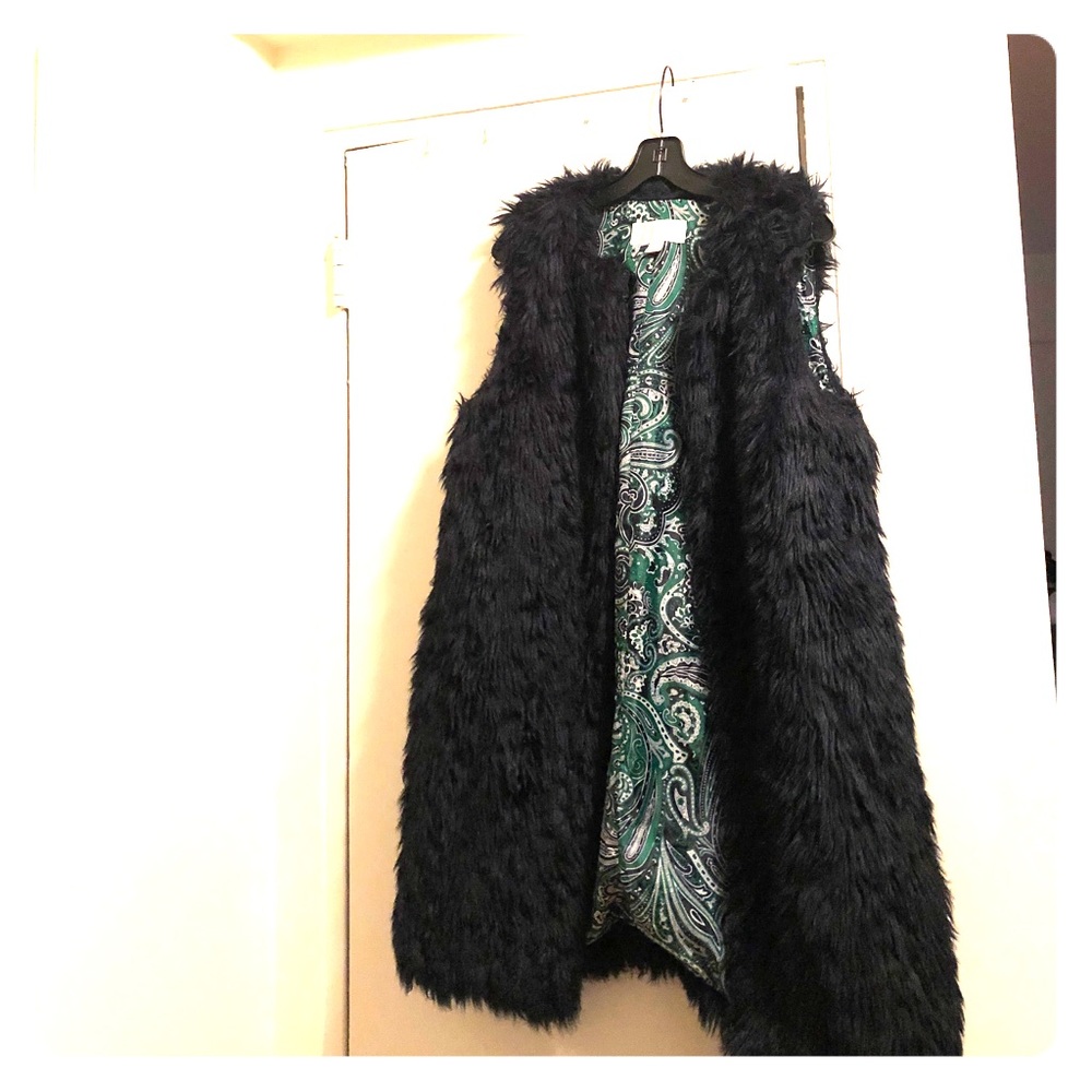 Michael Kors faux fur vest